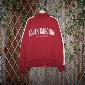 Large - Vintage Y2K blue 84 raw HEM 00s zip up track jacket